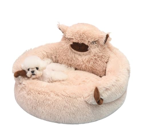 Hundekorb Hundebett Katzenbett Hundesofa Hundebetten Für Große, Mittelgroße Und Kleine Hunde, Waschbares Hundebett, Weiches, Verdicktes Hundebett Hundekörbchen Haustierbett ( Color : B , Size : 50*50c von SOCUY