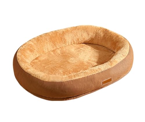 Hundekorb Hundebett Katzenbett Hundesofa Hundebetten für kleine und mittelgroße Hunde, waschbares Welpenbett, beruhigendes Kuschelbett, flauschiges Katzen- und Kätzchenbett Hundekörbchen Haustierbett von SOCUY