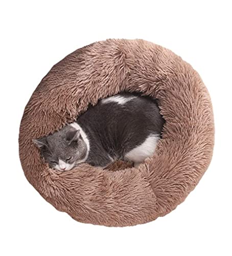 Hundekorb Hundebett Katzenbett Hundesofa Kunstpelz-Hundebett, Katzenbett, Haustierbett, Donut-Kuscheltier, Rundes Kätzchenbett Für Hunde Mit Flauschigem, Bequemem Plüsch-Zwingerkissen Hundekörbchen Ha Hundekorb Hundebett Katzenbett Hundesofa Kunstpelz-Hundebett, Katzenbett, Haustierbett, Donut-Kuscheltier, Rundes Kätzchenbett Für Hunde Mit Flauschigem, Bequemem Plüsch-Zwingerkissen Hundekörbchen Ha von SOCUY