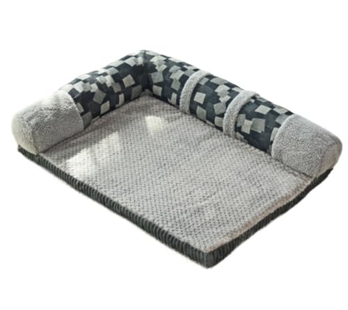 Hundekorb Hundebett Katzenbett Hundesofa Outdoor-Hundebett, Haustierunterlage, Robustes Haustierkissen mit abnehmbarem Bezug, Kratzfest mit abnehmbarem, waschbarem Bezug Hundekörbchen Haustierbett (C von SOCUY