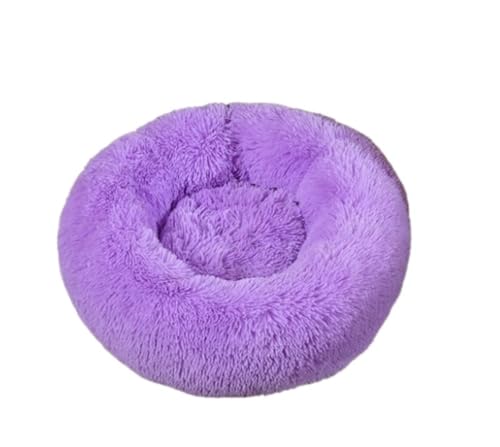 Hundekorb Hundebett Katzenbett Hundesofa Welpenbetten für mittelgroße Hunde, beruhigend, waschbar, rundes Hundebett für mittelgroße Hunde Hundekörbchen Haustierbett (Color : D, Size : 60 * 60 * 26cm) von SOCUY