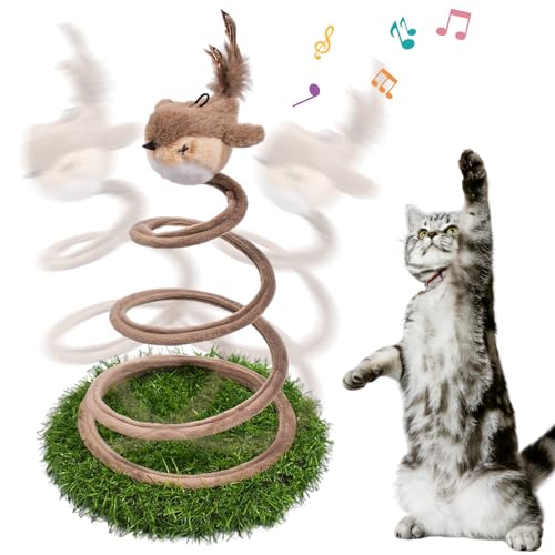 Interaktives Katzenspielzeug, Katze Spielzeug Selbstbeschäftigung, Katzenspielzeug Vogel, Katzen Rotierende Teaser, Interactive Cat Toy, Katzenwirbel Intelligenzspielzeug Katzenangel Interaktives Katzenspielzeug, Katze Spielzeug Selbstbeschäftigung, Katzenspielzeug Vogel, Katzen Rotierende Teaser, Interactive Cat Toy, Katzenwirbel Intelligenzspielzeug Katzenangel von SOETDERT