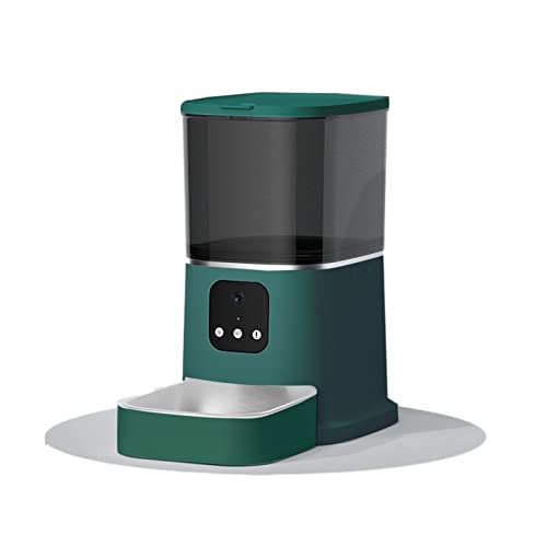 Automatik Feeder 6L Automatik Tierfutter Kamerafeder Intelligente Diktiergerät Anwendungskontrolle Uhr Fütterung Katze Hundefutterspender mit Tierschale für Hunde und Katzen (G Automatik Feeder 6L Automatik Tierfutter Kamerafeder Intelligente Diktiergerät Anwendungskontrolle Uhr Fütterung Katze Hundefutterspender mit Tierschale für Hunde und Katzen (G von SOFTTO