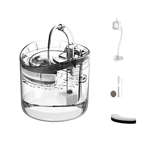 Automatische Futterautomaten 2L automatischer Katzen-Trinkbrunnen mit Wasserhahn Hundewasserspender transparente Trinker for Katzen Haustier-Tränkeschüssel Filterzuführung für Hunde und Katzen(Set) Automatische Futterautomaten 2L automatischer Katzen-Trinkbrunnen mit Wasserhahn Hundewasserspender transparente Trinker for Katzen Haustier-Tränkeschüssel Filterzuführung für Hunde und Katzen(Set) von SOFTTO