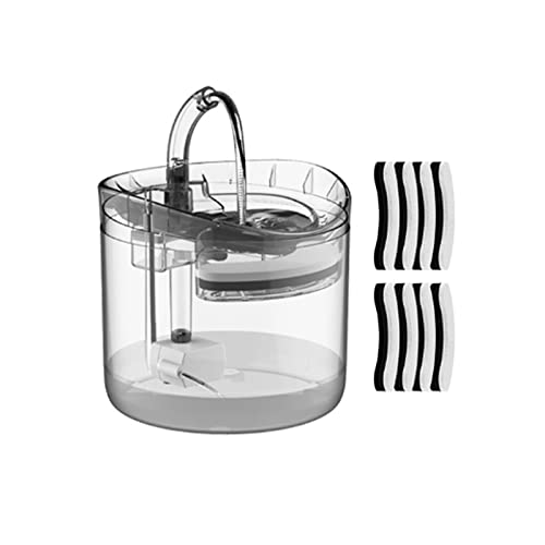 Automatische Futterautomaten 2L automatischer Katzen-Trinkbrunnen mit Wasserhahn Hundewasserspender transparente Trinker for Katzen Haustier-Tränkeschüssel Filterzuführung für Hunde und Katzen(Filter Automatische Futterautomaten 2L automatischer Katzen-Trinkbrunnen mit Wasserhahn Hundewasserspender transparente Trinker for Katzen Haustier-Tränkeschüssel Filterzuführung für Hunde und Katzen(Filter von SOFTTO