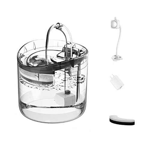 Automatische Futterautomaten 2L automatischer Katzen-Trinkbrunnen mit Wasserhahn Hundewasserspender transparente Trinker for Katzen Haustier-Tränkeschüssel Filterzuführung für Hunde und Katzen(With se Automatische Futterautomaten 2L automatischer Katzen-Trinkbrunnen mit Wasserhahn Hundewasserspender transparente Trinker for Katzen Haustier-Tränkeschüssel Filterzuführung für Hunde und Katzen(With se von SOFTTO