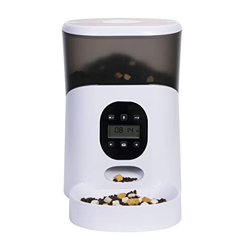 Automatische Futterautomaten 5L Smart Pet Feeder Automatischer Futterspender for Katzen und Hunde Reiseversorgung Automatische Fütterungsmaschine Hundefutternapf für Hunde und Katzen(Button Pet Feeder Automatische Futterautomaten 5L Smart Pet Feeder Automatischer Futterspender for Katzen und Hunde Reiseversorgung Automatische Fütterungsmaschine Hundefutternapf für Hunde und Katzen(Button Pet Feeder von SOFTTO
