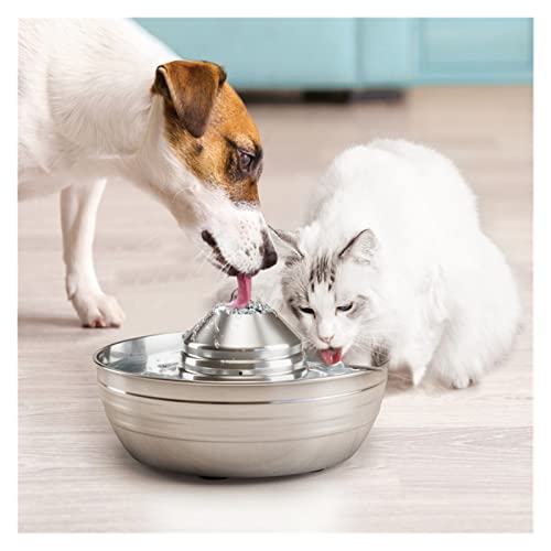 Automatische Futterautomaten Automatischer Trinkbrunnen for Haustiere aus Edelstahl for Haustiere, Katzen, Hunde, Futternapf, Hundetrinkbrunnen für Hunde und Katzen(B) von SOFTTO