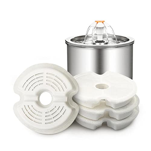 Automatische Futterautomaten Automatischer Trinkbrunnen for Haustiere aus Edelstahl for Haustiere, Katzen, Hunde, Futternapf, Hundetrinkbrunnen für Hunde und Katzen(D) von SOFTTO