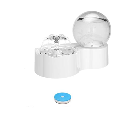 Automatische Futterspender, 2,3 l, automatischer Katzen-Wasserbrunnen mit Wasserhahn, Wasserspender, transparenter Filter, Trinker, Haustiersensor, automatischer Trinkspender für Hunde und Katzen Automatische Futterspender, 2,3 l, automatischer Katzen-Wasserbrunnen mit Wasserhahn, Wasserspender, transparenter Filter, Trinker, Haustiersensor, automatischer Trinkspender für Hunde und Katzen von SOFTTO