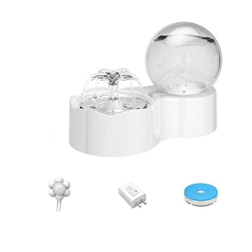 Automatische Futterspender, 2,3 l, automatischer Katzen-Wasserbrunnen mit Wasserhahn, Wasserspender, transparenter Filter, Trinker, Haustiersensor, automatischer Trinkspender für Hunde und Katzen (Set Automatische Futterspender, 2,3 l, automatischer Katzen-Wasserbrunnen mit Wasserhahn, Wasserspender, transparenter Filter, Trinker, Haustiersensor, automatischer Trinkspender für Hunde und Katzen (Set von SOFTTO