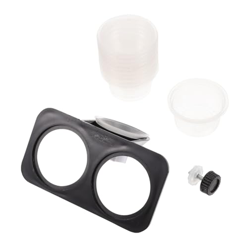 SOIMISS 1 Satz Lizard Water Basin mit Doppel Schüssel Praktische Futter und Wasserschale für Reptilien Installieren und für Geckos und Schlangen SOIMISS 1 Satz Lizard Water Basin mit Doppel Schüssel Praktische Futter und Wasserschale für Reptilien Installieren und für Geckos und Schlangen von SOIMISS