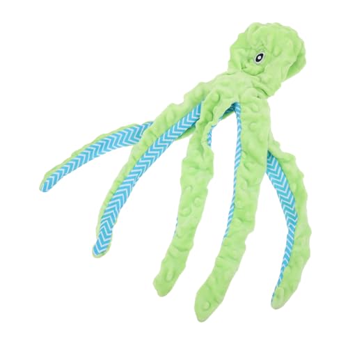 SOIMISS 1 Stück Cartoon Hund Molar Quietschen Octopus Kauspielzeug mit Geräuschproduktion für Haustiere Zähneputzen von SOIMISS