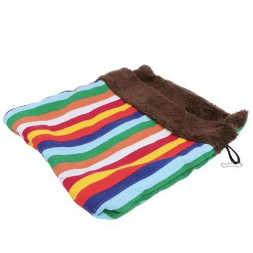 SOIMISS 1 Stück Kuscheliger Schlafsack für Kleine Haustiere Hängende Schlafmulde für Hamster und Eichhörnchen Farbenfrohes Design Funktional und Vielseitig für Gemütliche Ruheplätze SOIMISS 1 Stück Kuscheliger Schlafsack für Kleine Haustiere Hängende Schlafmulde für Hamster und Eichhörnchen Farbenfrohes Design Funktional und Vielseitig für Gemütliche Ruheplätze von SOIMISS