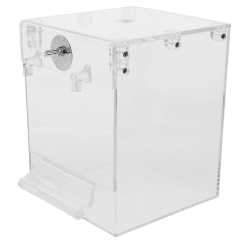 SOIMISS 1 Stück Vogel Badewanne für Käfige Hängende für Kleine Papageien und Transparentes Zubehör Hilft bei Hautpflege und Stressabbau für Wellensittiche und Kanarienvögel von SOIMISS