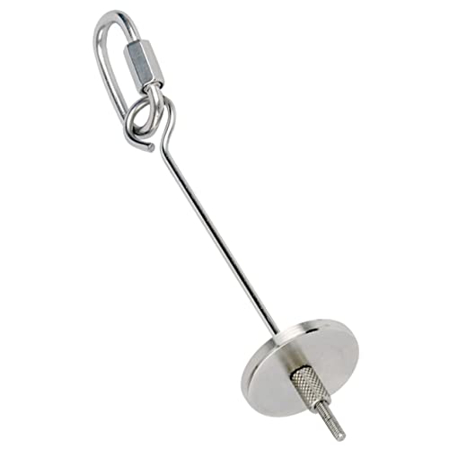 SOIMISS 1 Stück Vogelfütterer Futterspender Für Vögel Gemüsespießhalter Obst Vogelfruchtspieße Vogelgemüsehalter Papageienspielzeug Papageienspieß Vogelspieß Rostfreier Stahl Silver von SOIMISS