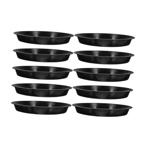 SOIMISS 10 Stück Basis Für Blumentöpfe System Pflanzenbewässerungskugeln Liner Terrakotta-blumentöpfe Großer Topf Bonsai-tablett Extra Große Pflanztöpfe Gartentöpfe u Korb Anlage Pp Black von SOIMISS