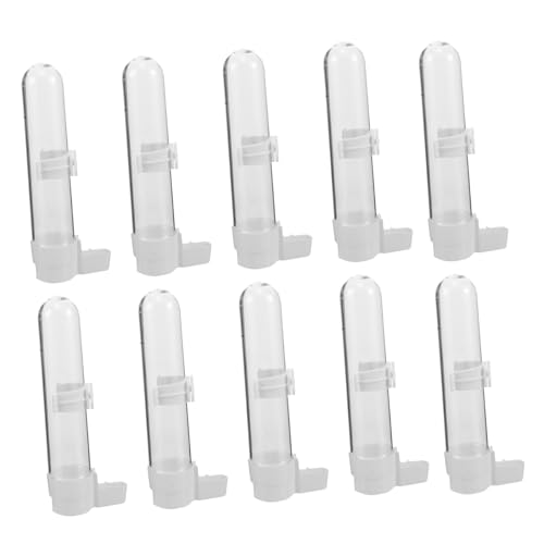 SOIMISS 10 Stück – Kleine Trinkflasche Automatischer Spender Platzsparend Für Vögel Wellensittiche Sittiche Vogel Milch Futterspender Und Kunststoff Unzertrennliche Für SOIMISS 10 Stück – Kleine Trinkflasche Automatischer Spender Platzsparend Für Vögel Wellensittiche Sittiche Vogel Milch Futterspender Und Kunststoff Unzertrennliche Für von SOIMISS
