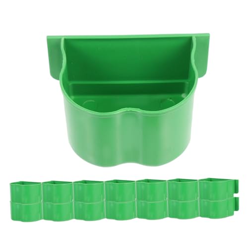 SOIMISS 15 Stück Futterbox für Papageien Elster Futterspender Vogelhäuschen im Käfig vogelfutterhäuschen vogelfutterstelle tragbares Vogelhäuschen Kleiner Vogelfutterhalter Plastik Green SOIMISS 15 Stück Futterbox für Papageien Elster Futterspender Vogelhäuschen im Käfig vogelfutterhäuschen vogelfutterstelle tragbares Vogelhäuschen Kleiner Vogelfutterhalter Plastik Green von SOIMISS
