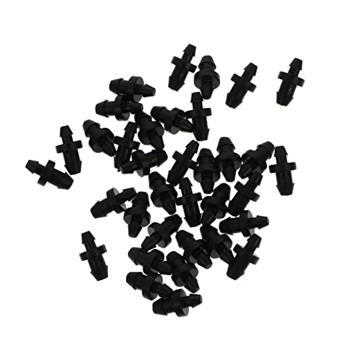 SOIMISS 150 Stück Kapillarstopfen Wasser Bewässerung Loch Eingetopft Drinnen Stoßverbinder Stecker Für Gartenrohre Gartenstecker Rasen Liefert Plastik Black von SOIMISS