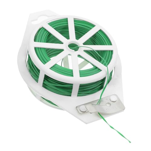 SOIMISS 1Rolle Grüne Kabelbinder Wiederverwendbare und Verstellbare Pflanzenbinder mit Cutter Wetterfest Flexibel und Sicher für Gartenarbeiten zur Unterstützung von Tomaten SOIMISS 1Rolle Grüne Kabelbinder Wiederverwendbare und Verstellbare Pflanzenbinder mit Cutter Wetterfest Flexibel und Sicher für Gartenarbeiten zur Unterstützung von Tomaten von SOIMISS