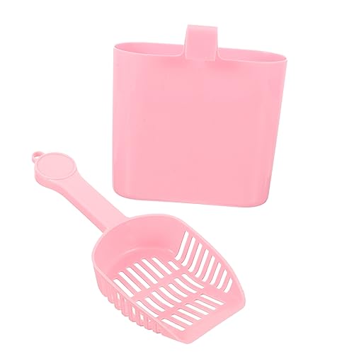 SOIMISS 1Satz Katzenstreu Mit Halter Praktische Katzenstreu Reinigungsschaufel Und Eimer Für Einfache Reinigung Katzentoilette Und Funktional von SOIMISS