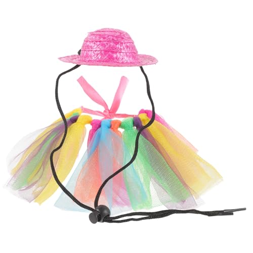 SOIMISS 1Satz Meerschweinchen Hut Und Tutu Kleintier Kopfbedeckung Und Rock Hamster Requisite Haustierbedarf Für Kreative Tieraufnahmen Und Festlichkeiten von SOIMISS