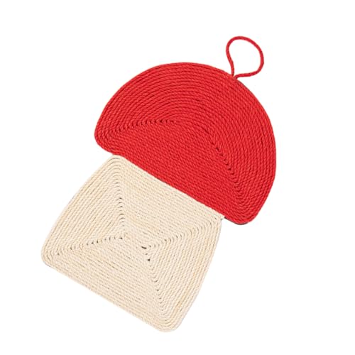 SOIMISS 1Stück Hängendes Sisal Kratzbrett Für Katzen Langlebige Schleifklakenmatte Zur Krallenpflege Praktische Katzenmatte Für Hause Für Katzenliebhaber SOIMISS 1Stück Hängendes Sisal Kratzbrett Für Katzen Langlebige Schleifklakenmatte Zur Krallenpflege Praktische Katzenmatte Für Hause Für Katzenliebhaber von SOIMISS