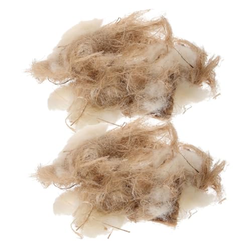 SOIMISS 2packungen Nistmaterial Für Vögel Natürliches Geflecht Einstreu Für Vogelnester Geeignet Für Sittiche Und Andere Vögel DIY-nistzubehör Für Käfiggärten Und Pflanzen von SOIMISS