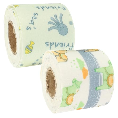 SOIMISS 2 Rollen Haustier Nagel Trimmer Klebeband Selbstklebend Langlebig für Hamster Laufrad Sandstreifen Nagelpflege Zubehör für Kleine Nager Wie Zwerghamster Mäuse Rennmäuse von SOIMISS