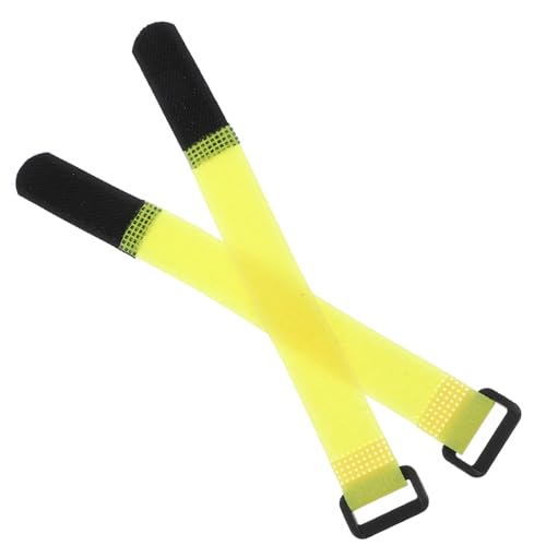 SOIMISS 2 Stück Anti-Verhaken-Hahnhalsband Krähe krähsicheres Halsband Nackenbänder groß Hahnhalsgurt Ersatz für Hahnenhalsgurte verstellbare Hühnerhalsbänder Hühnerhalsband Nylon Yellow von SOIMISS