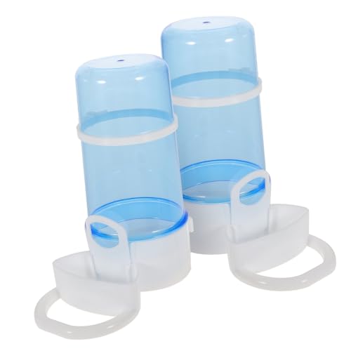 SOIMISS 2 Stück Automatischer Futterspender Teilig für Kleine Haustiere Selbstnachfüllend Geeignet für Hamster Kaninchen und Vögel Inklusive Trinkschale Zufällige Farbwahl Zufällige Farbe von SOIMISS
