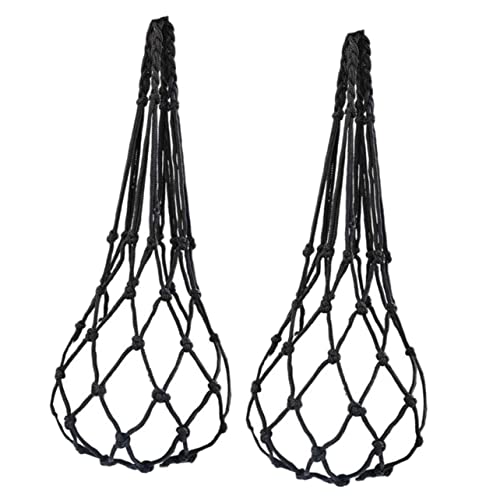 SOIMISS 2 Stück Hühnerfutternetz Futter für Vogelkäfige Slow Feeder für Hühner Vogelgeschirr für Käfig für vegetarische Futterautomaten Futternetz für Papageien Nylon Black von SOIMISS
