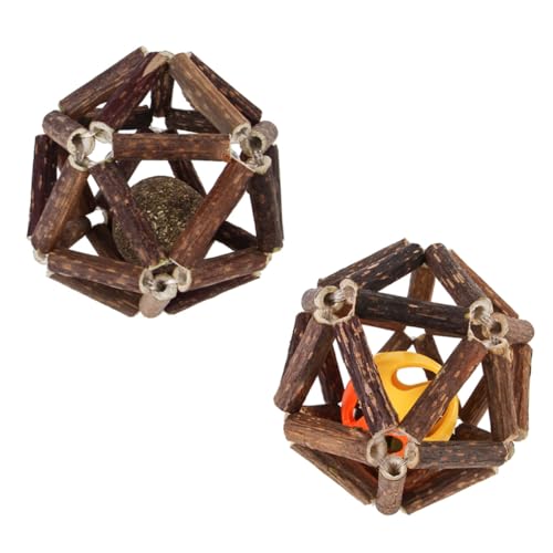 SOIMISS 2 Stück Katzen Spielzeugball mit Glocke Natürlicher Katzenminze Ball für Zahnreinigung und Kauen für Aktives und Beschäftigung SOIMISS 2 Stück Katzen Spielzeugball mit Glocke Natürlicher Katzenminze Ball für Zahnreinigung und Kauen für Aktives und Beschäftigung von SOIMISS