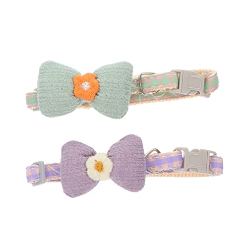 SOIMISS 2stücke Verstellbares Katzenhalsband Mit Schnalle Aus Polyester Atmungsaktiv Und Geschmeidig Als Kostüm-Accessoire Für Weihnachtsfeiern Und Festtagsdekoration Für Haustiere SOIMISS 2stücke Verstellbares Katzenhalsband Mit Schnalle Aus Polyester Atmungsaktiv Und Geschmeidig Als Kostüm-Accessoire Für Weihnachtsfeiern Und Festtagsdekoration Für Haustiere von SOIMISS