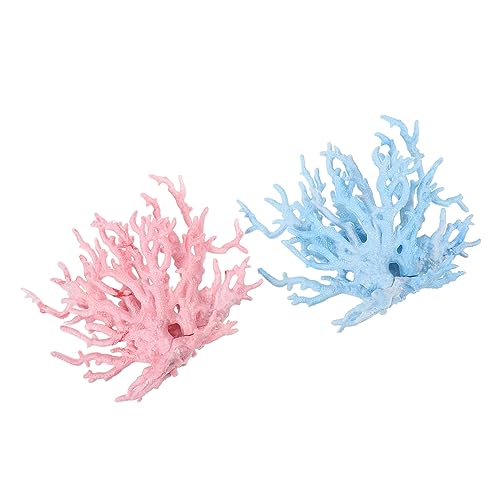 SOIMISS 2 Stück Künstliche Aquarienpflanzen Dekoration aus Kunststoff für Fischbehälter Unterwasser Korallen Design Blau und Stressreduzierende Versteckmöglichkeiten für Fische SOIMISS 2 Stück Künstliche Aquarienpflanzen Dekoration aus Kunststoff für Fischbehälter Unterwasser Korallen Design Blau und Stressreduzierende Versteckmöglichkeiten für Fische von SOIMISS