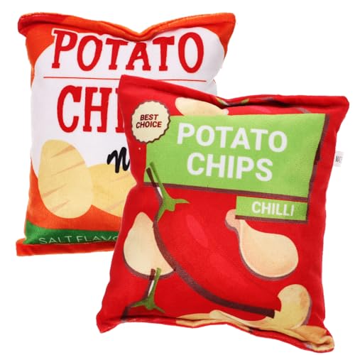 SOIMISS 2 Stück Lustiges Kauspielzeug Kartoffelchip Tütenform Interaktives für Hunde und Strapazierfähig für Spielerische Beschäftigung und Zahnpflege SOIMISS 2 Stück Lustiges Kauspielzeug Kartoffelchip Tütenform Interaktives für Hunde und Strapazierfähig für Spielerische Beschäftigung und Zahnpflege von SOIMISS