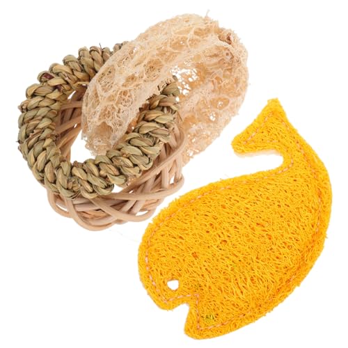 SOIMISS 2 Stück Naturbelassene Kaumaterialien für Meerschweinchen Hamster und Ratten Zahnpflege und Beschäftigungsspielzeug für Kleine SOIMISS 2 Stück Naturbelassene Kaumaterialien für Meerschweinchen Hamster und Ratten Zahnpflege und Beschäftigungsspielzeug für Kleine von SOIMISS