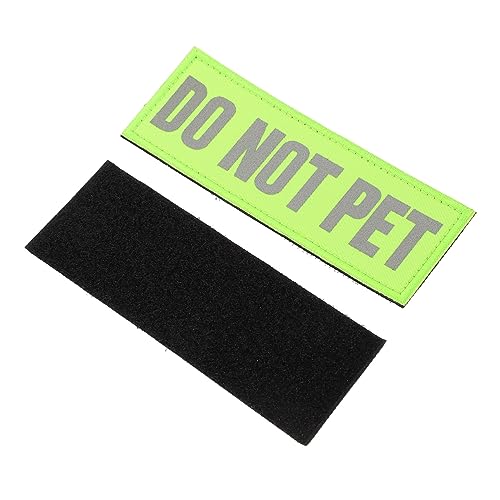 SOIMISS 2 Stück Reflektierende Service Hundestoffaufkleber Reflektor Hilfe Flecken Haustier Kleines Hundegeschirr Körperpflege Reflektierender Hundekabelbaum Warnweste Für Das Nylon Grün SOIMISS 2 Stück Reflektierende Service Hundestoffaufkleber Reflektor Hilfe Flecken Haustier Kleines Hundegeschirr Körperpflege Reflektierender Hundekabelbaum Warnweste Für Das Nylon Grün von SOIMISS