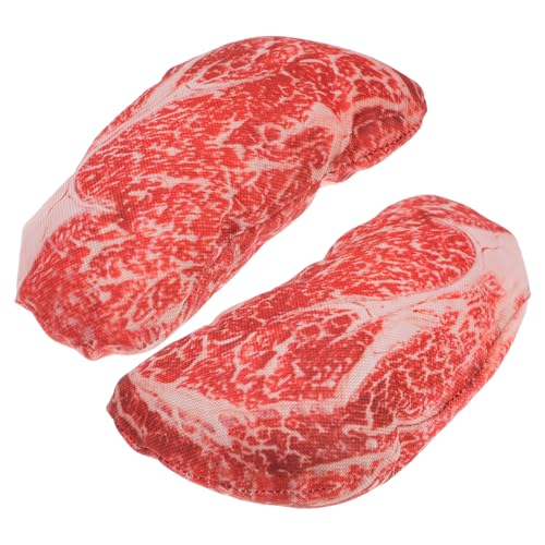SOIMISS 2 Stück Steak- dekompressionsspielzeug dekompressions Welpenbeißspielzeug zum Zähneknirschen für Haustiere puppenaugen spielzeuge Hund PP Baumwolle SOIMISS 2 Stück Steak- dekompressionsspielzeug dekompressions Welpenbeißspielzeug zum Zähneknirschen für Haustiere puppenaugen spielzeuge Hund PP Baumwolle von SOIMISS
