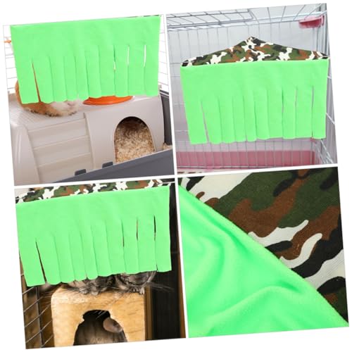 SOIMISS 2 Stück Teiliges Kleintier Eckversteck aus Weichem Material Chinchilla und Meerschweinchen Schlafhöhle Hamster Hängematte für Käfige Stressreduzierender Rückzugsort Geeignet für von SOIMISS