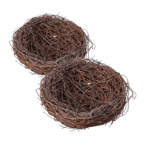 SOIMISS 2 Stück Vogelnest-Foto-Requisiten Verschachtelung Dekorativ Künstlich Nest Für Vögel Groß Gewebte Im Freien Fälschung Realistisches Fake-Nest Gartenbedarf Rattan SOIMISS 2 Stück Vogelnest-Foto-Requisiten Verschachtelung Dekorativ Künstlich Nest Für Vögel Groß Gewebte Im Freien Fälschung Realistisches Fake-Nest Gartenbedarf Rattan von SOIMISS