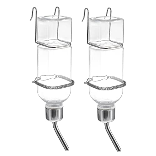 SOIMISS 2 Stück Wasserspender für Haustiere Hängende Trinkflasche für Kaninchen und Nager Auslaufsicher Abnehmbar und Leicht zu Reinigen für Käfige von SOIMISS
