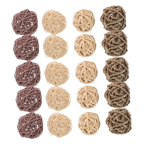 SOIMISS 20stücke Spielzeug Für Kaninchen Rattenspielzeug Für Hausratten Kauspielzeug Für Rennmäuse Chinchilla-rattanbälle Rattan-kaubälle Kauspielzeug Für Kleintiere Beißspielzeug SOIMISS 20stücke Spielzeug Für Kaninchen Rattenspielzeug Für Hausratten Kauspielzeug Für Rennmäuse Chinchilla-rattanbälle Rattan-kaubälle Kauspielzeug Für Kleintiere Beißspielzeug von SOIMISS