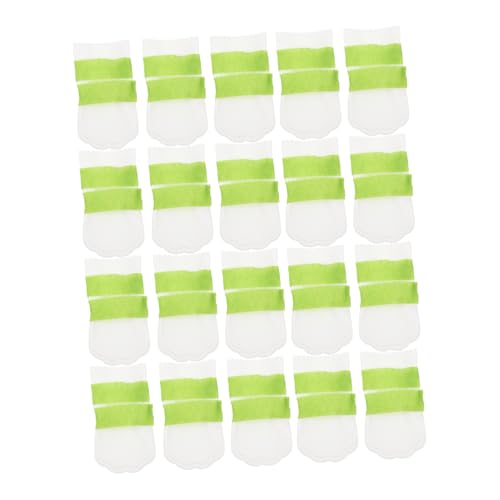 SOIMISS 20 Stück Teiliges wasserdichte rutschfeste Hundeschuhe mit Verstellbaren Bändern Schützende Pfotensocken für Outdoor Bequemes Design für Saubere Trockene Hundepfoten von SOIMISS