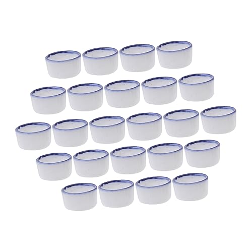 SOIMISS 24 Stück Mini Keramischer Wassernapf für Reptilien Teiliges für Spinnen und Skorpione rutschfeste Futterschale für Terrarien Langlebig und Pflegeleicht für Kleine Kriechende SOIMISS 24 Stück Mini Keramischer Wassernapf für Reptilien Teiliges für Spinnen und Skorpione rutschfeste Futterschale für Terrarien Langlebig und Pflegeleicht für Kleine Kriechende von SOIMISS