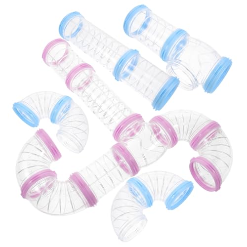 SOIMISS 2Sätze Hamster Tunnelset für DIY Teiliges Rohrspielzeug für Käfige für Hamster und Meerschweinchen Fördert Aktives SOIMISS 2Sätze Hamster Tunnelset für DIY Teiliges Rohrspielzeug für Käfige für Hamster und Meerschweinchen Fördert Aktives von SOIMISS