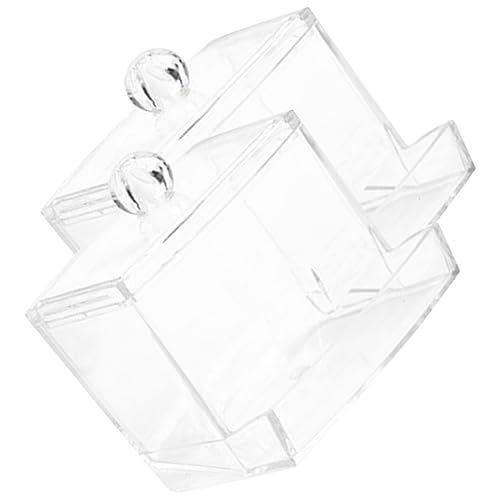 SOIMISS 2Stücke Automatischer Vogelspender Transparente Futterspender für Kleine Hühner und Papageien Langlebig für Einfache Fütterung SOIMISS 2Stücke Automatischer Vogelspender Transparente Futterspender für Kleine Hühner und Papageien Langlebig für Einfache Fütterung von SOIMISS