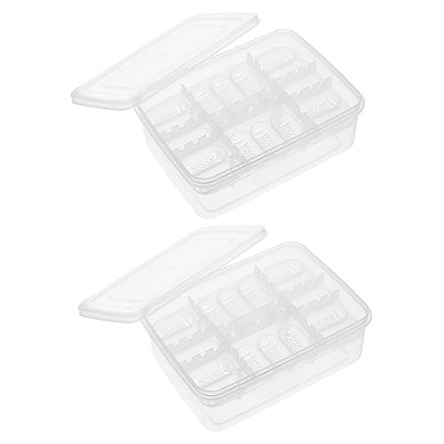 SOIMISS 2Stücke Fächer Reptilien Eier Inkubation Tray Zuchtkasten Für Gecko Schildkröten Und Andere Reptilien Professionelle Brutbox Für Haustiere Temperaturregler von SOIMISS