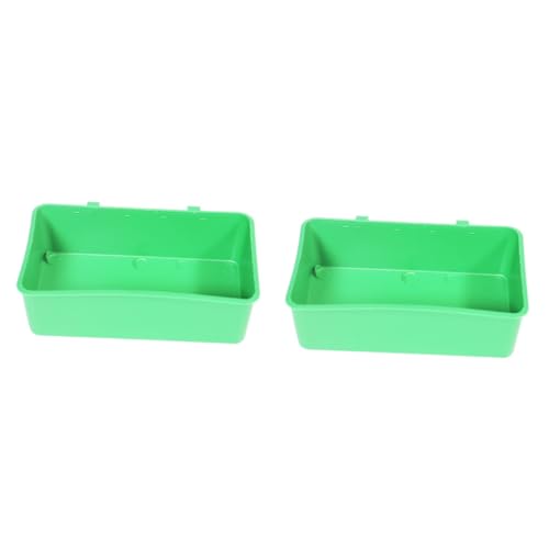 SOIMISS 2 Stücke Vogelkäfig Badewanne Für Papageien Wellensittich Dusche Vogel Bad Becken Papagei Badewanne Materialien Tragbare Abnehmbare Design von SOIMISS